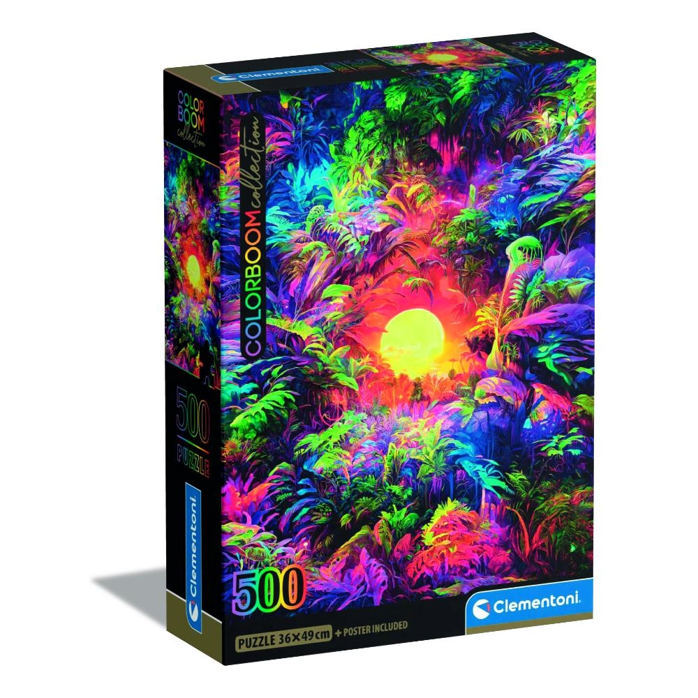 Clementoni Psychedelic Colorboom Puzzle (ALGT-35530) - 500 pcs