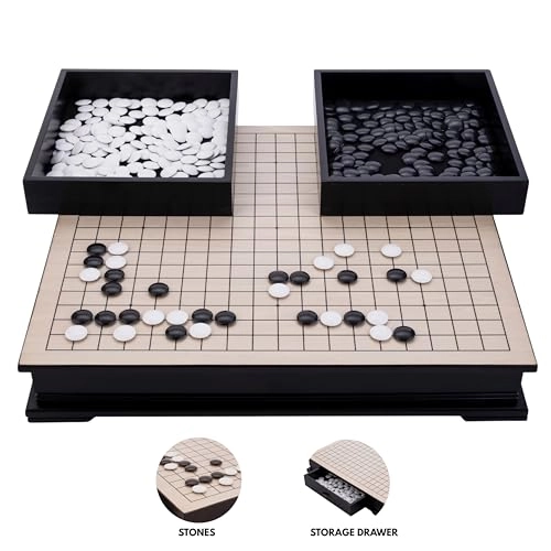Go Game - Luxury Wooden Goban 361 stones 21 mm