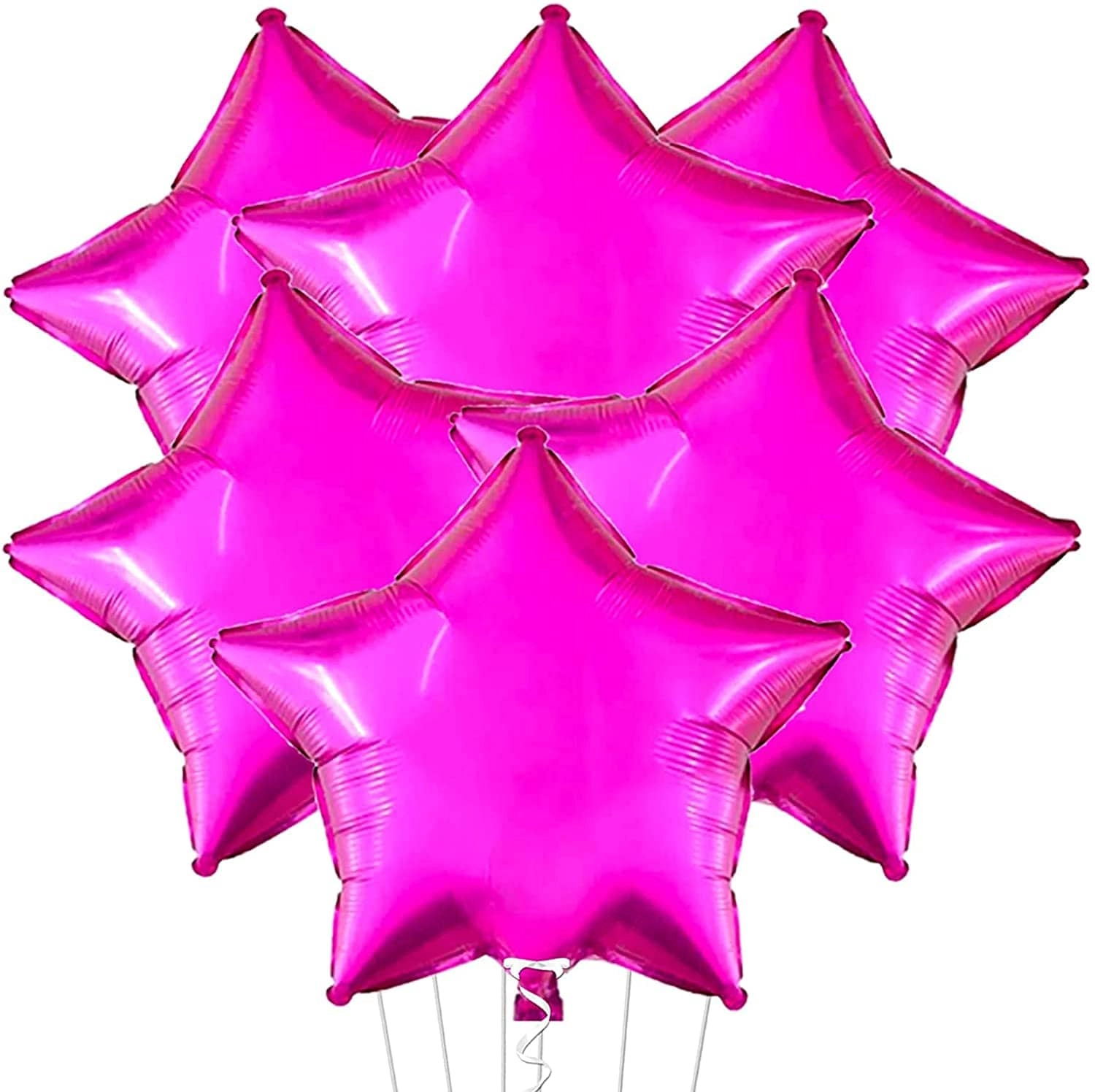 Star Foil Balloons - 6-Pieces Wedding Anniversary Birthday