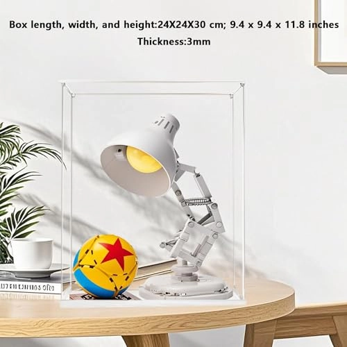 Acrylic Display Case for LEGO 21357 Small Table Lamp - Transparent 3mm Dustproof