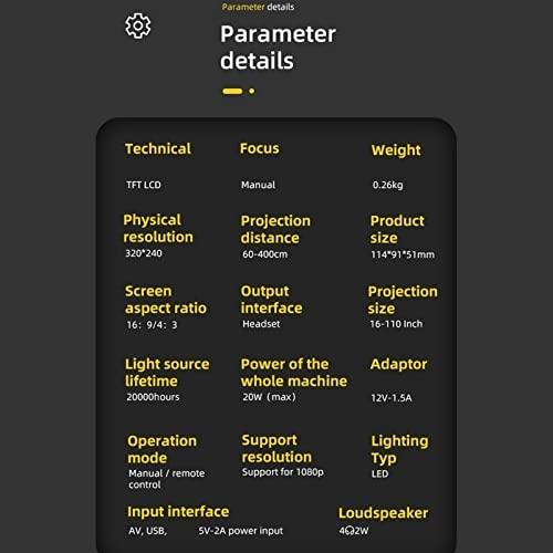 Portable Projector - 1080P