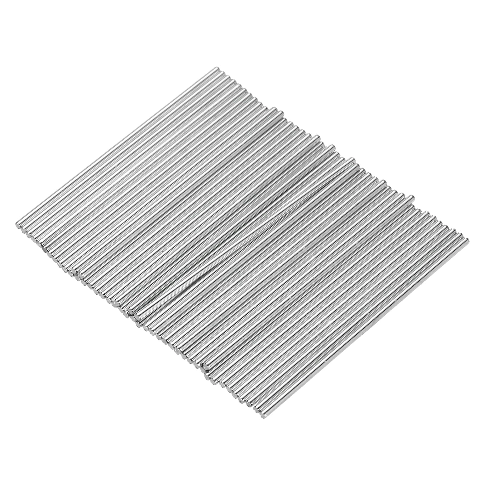 SourcingMap Round Rod Axles - 2x70mm Iron 50pcs