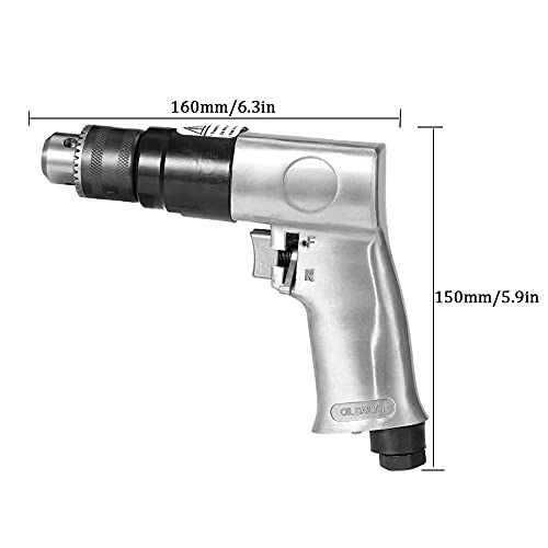 Air Drill - 3/8inch 1800 RPM Reversible