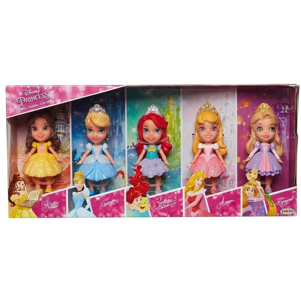 COLOR LAND CHILDRENS TOYS CENTER LLC Belle + Cinderella + Ariel + Rapunzel + Aurora - Disney Princess - 5 pcs