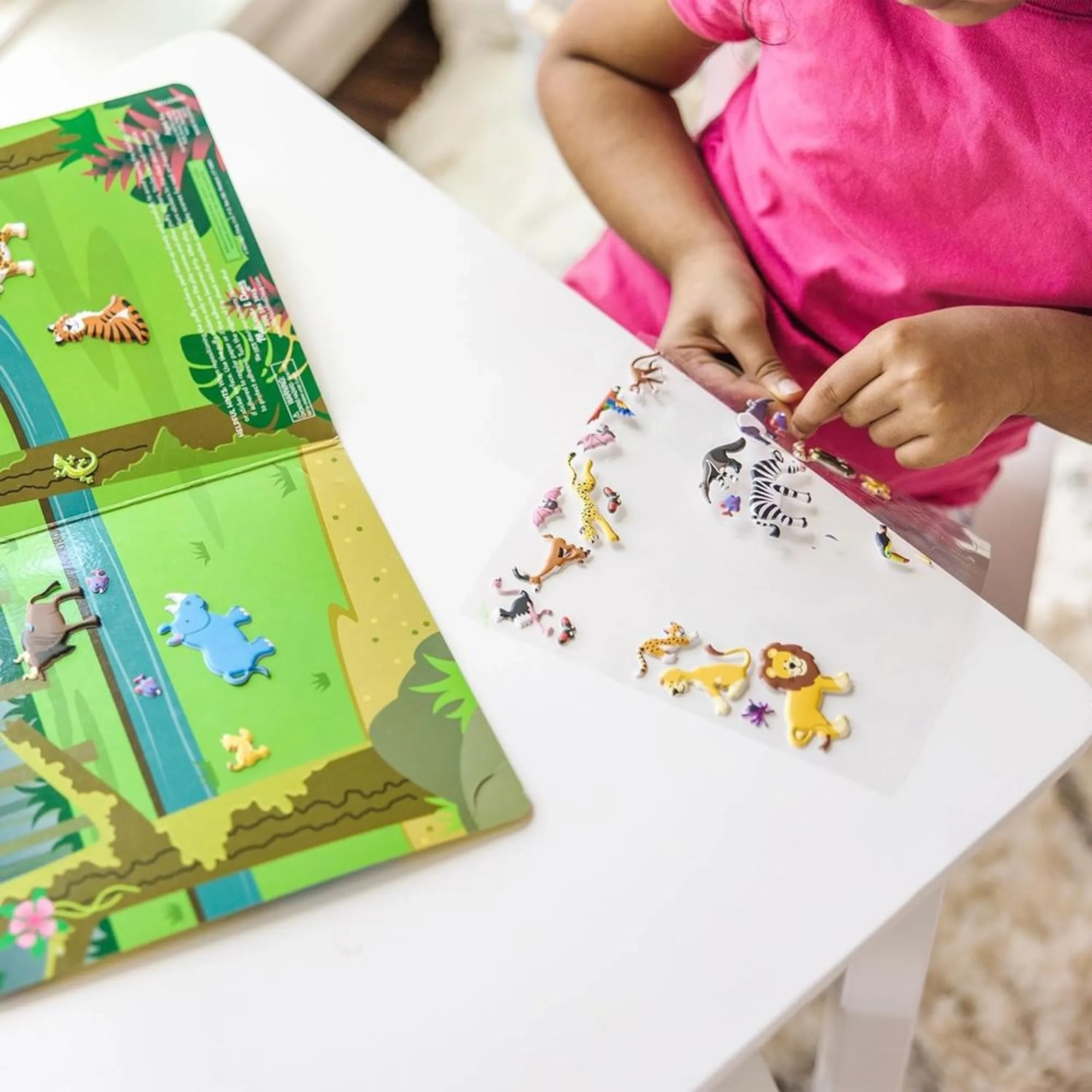 Safari Activity Sticker Book 42 pcs