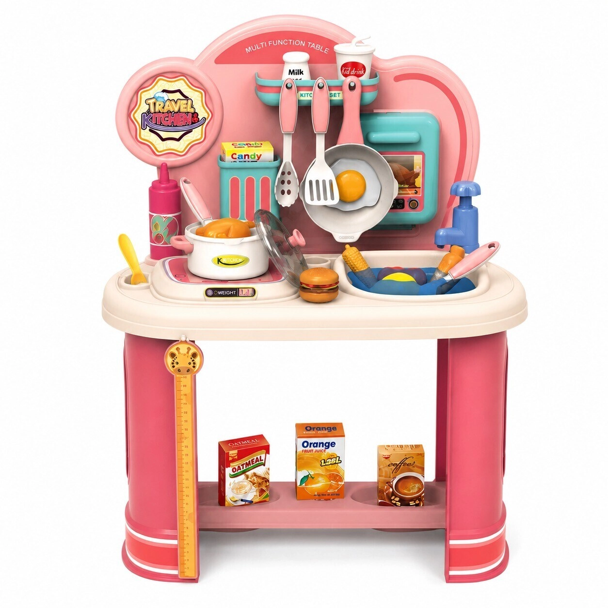 Kids Kitchen Play Set - Pretend Play Cooking Accessories