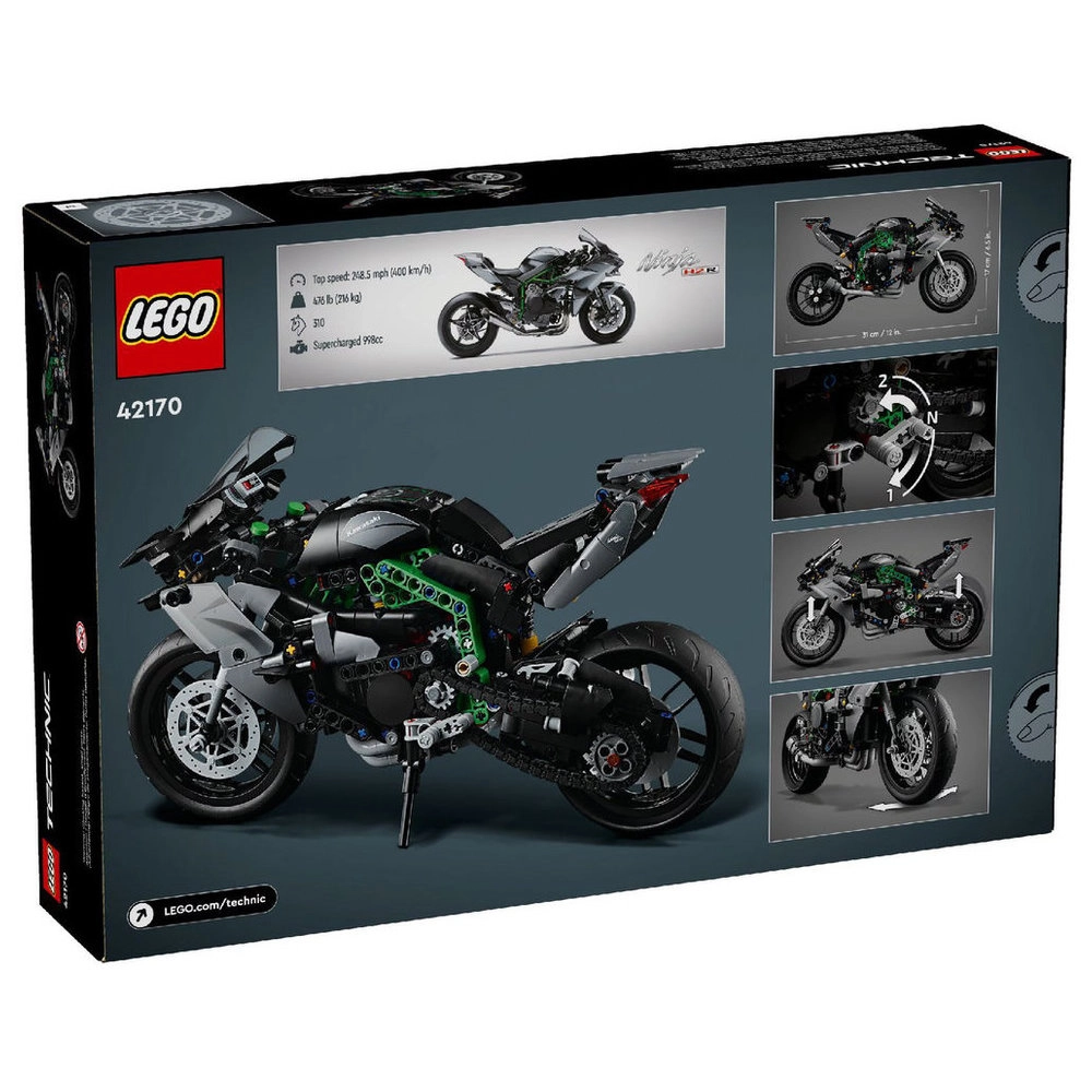 Technic Kawasaki Ninja H2R (42170) - 1:8 scale