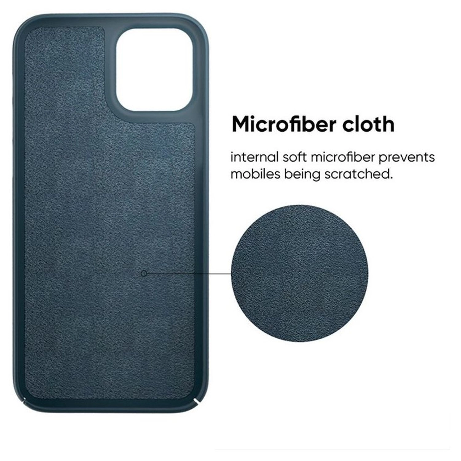 Efficiente-Series Silicone Case for iPhone 12 / iPhone 12 Pro