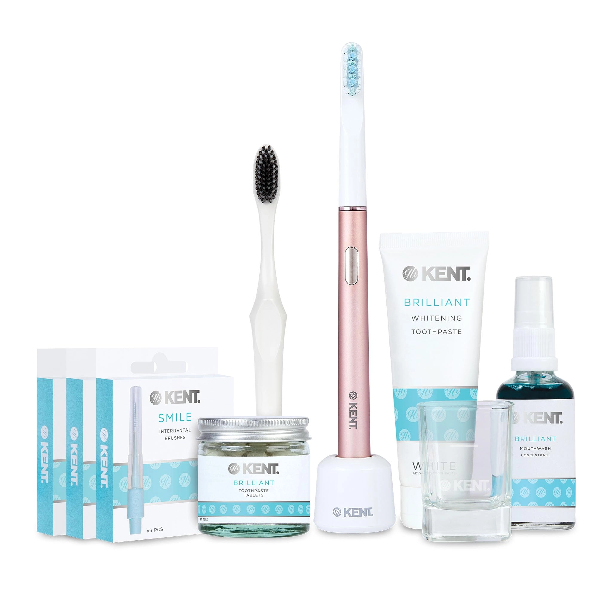 G.B. Kent & Sons Plc Sonik Electric Toothbrush - Pearl Pink Starter Kit
