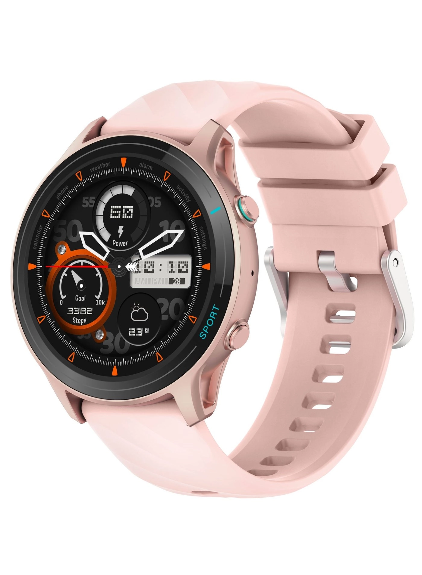 Trusmi Smart Sport Watch 43mm Plastic