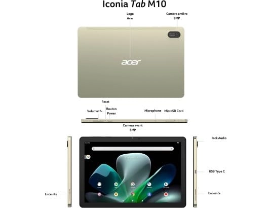 Iconia Tab M10 - 128GB 10.1"