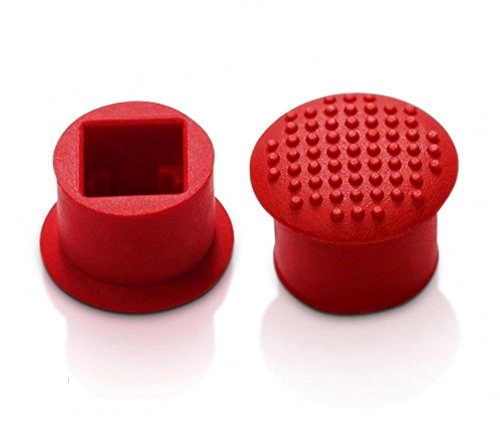 TrackPoint Keyboard Mouse Red Cap Soft Dome Laptop Pointer - 10 Pack