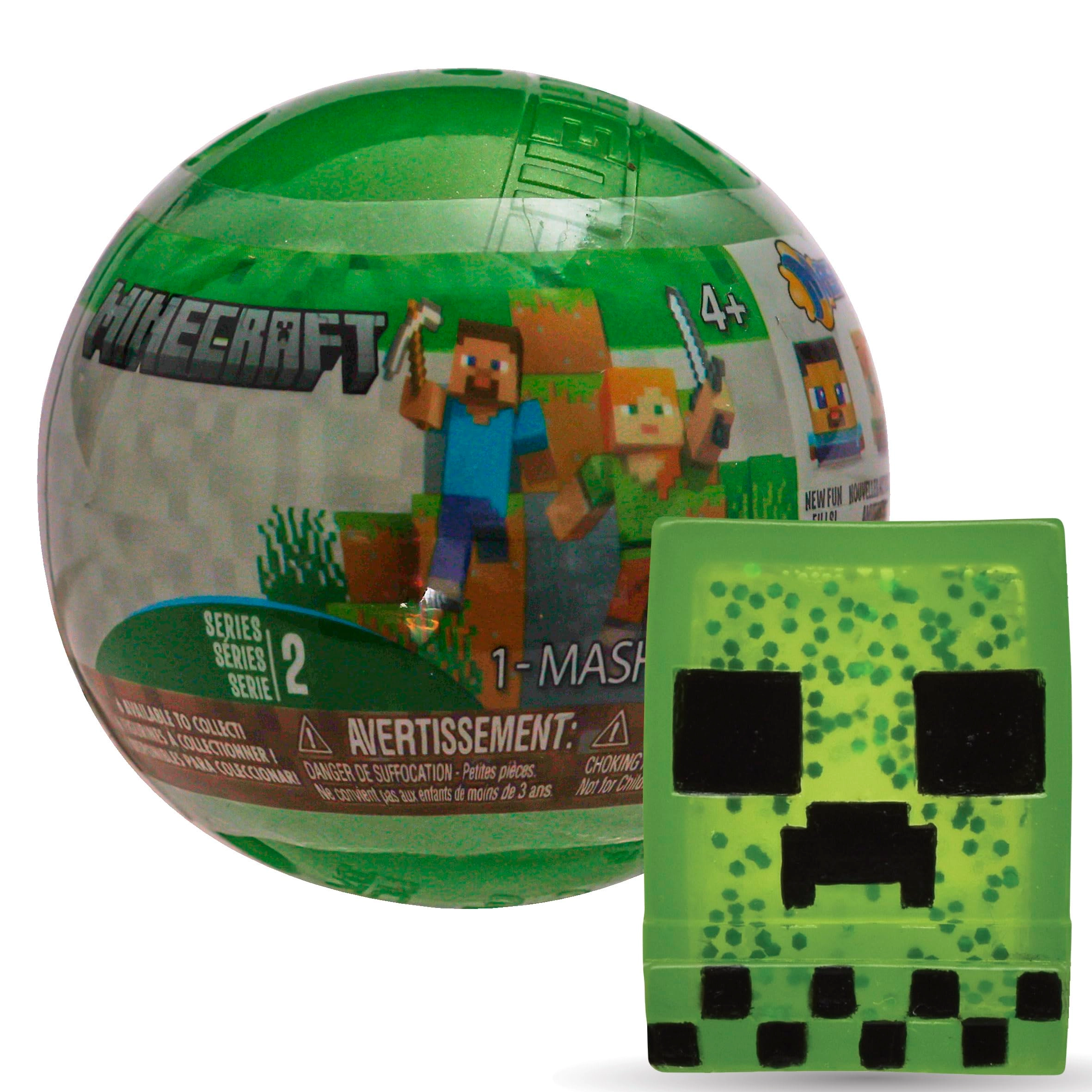 Basic Fun Minecraft Collectable Squishy Characters - 4+ Steve, Alex, Enderman, Creeper 1