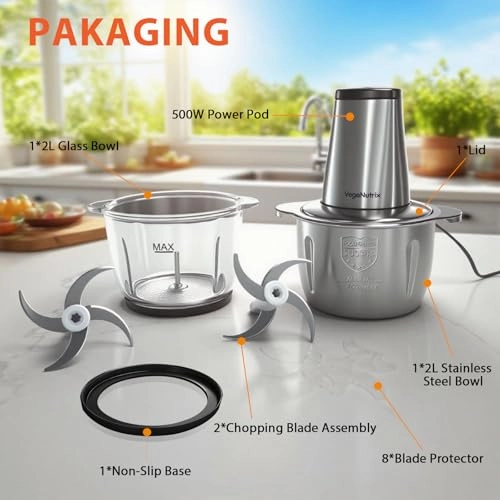 Multifunctional Food Processor - 2.5L 1500 W
