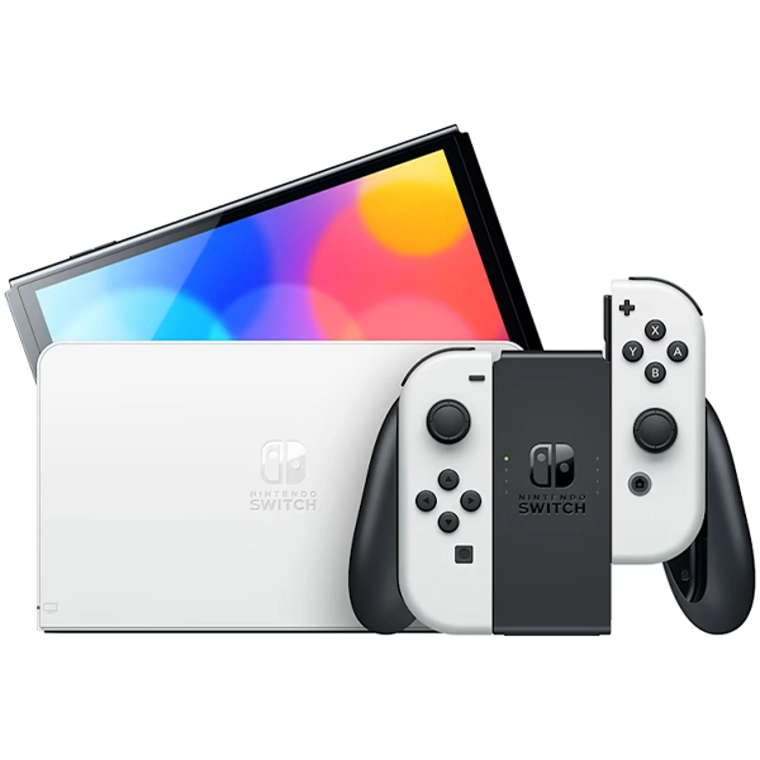 Nintendo Switch OLED - White Joy-Con Bundle