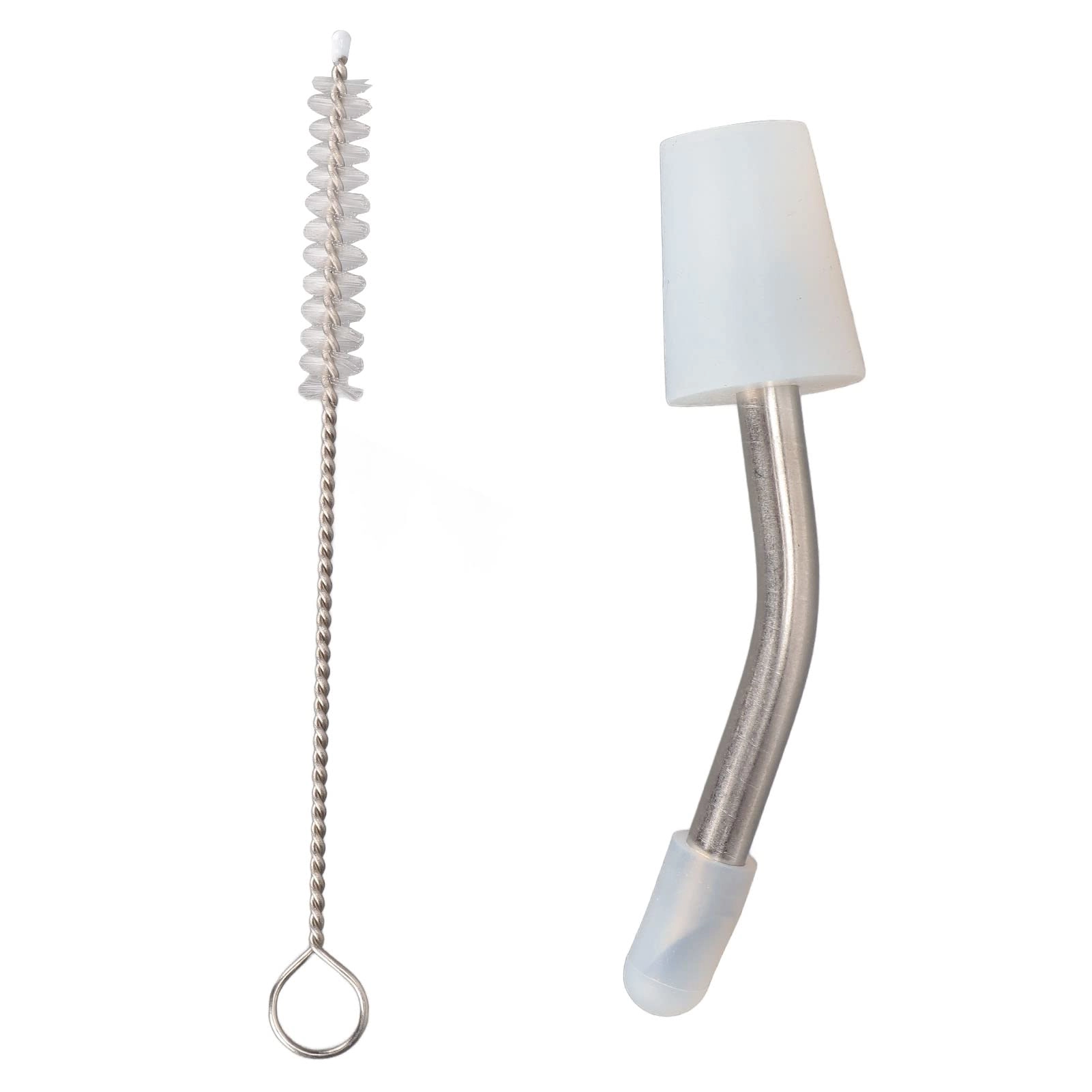 Fdit Extended Kettle Spout - Stainless Steel 10cm Brush