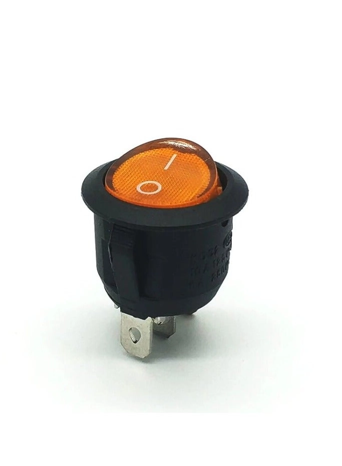 KCD2 - 6A 250V On-Off Round Rocker Switch