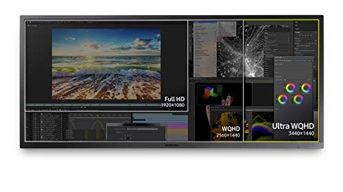 (Renewed) SJ55W - LS34J550WQNXZA 34 Inches 3440x1440