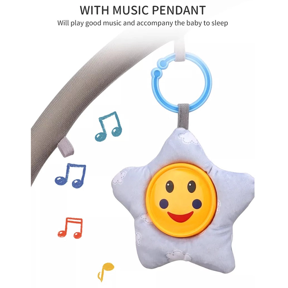 Baby Round Comfy Gym Play Mat - Neutral Grey 3 months