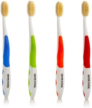 mouthwatchers Manual Toothbrushes - 4 Count Floss Bristle Silver