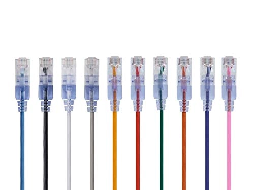 Monoprice SlimRun Cat6A Ethernet Patch Cable - 2 Feet