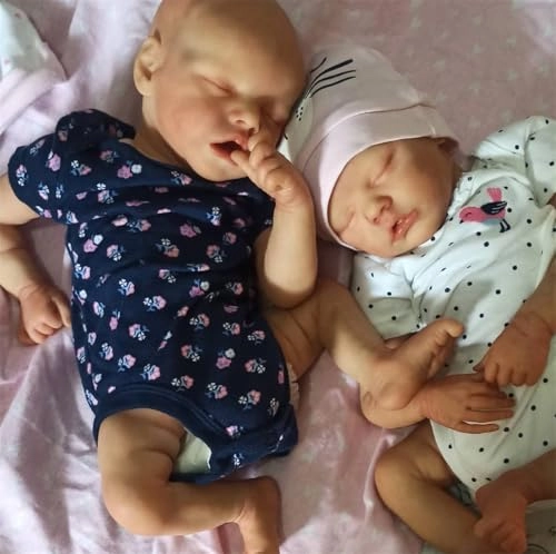 Reborn Baby Dolls Twins - 18 Inch Silicone Ages 3+