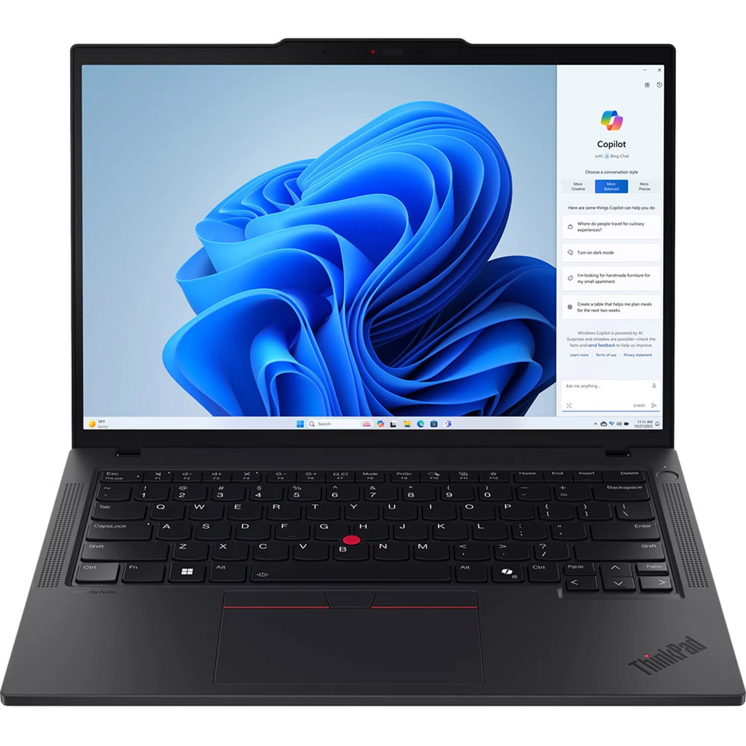 ThinkPad T14 Gen 5 - 14'' Core Ultra 7-155U 16GB 512GB SSD