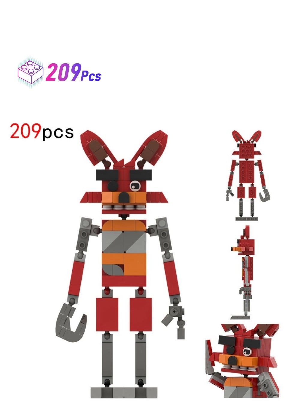 Y&D Five Nights At Freddy's Model Building Block Set - 209 pcs