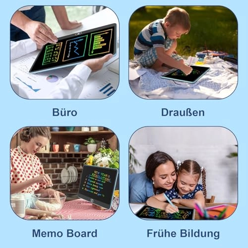 LCD Writing Board - 3 4 5 6 7 Years 2 pieces