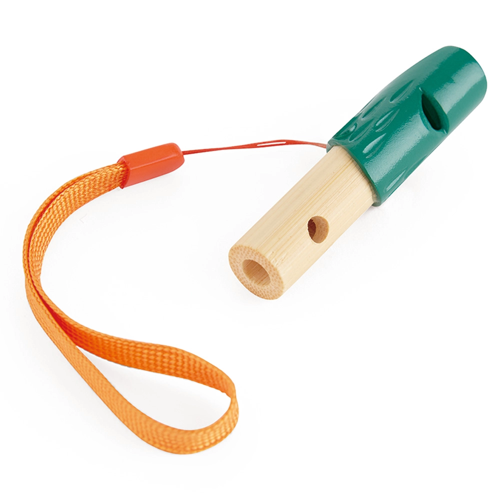 Nature Detective Bamboo Magnifying Glass - 4x + Whistle - two tones