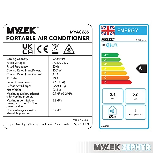 Air Conditioning Unit - 9000 BTU Portable Digital Display