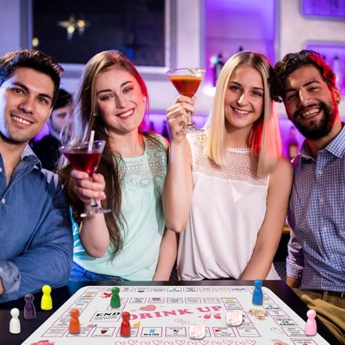 Galentines Party Drinking Game - 21 years and up 8 pieces