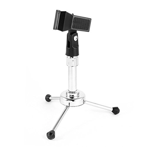 3.5mm Stereo Studio Speech Microphone Mic Stand Mount - Black Small