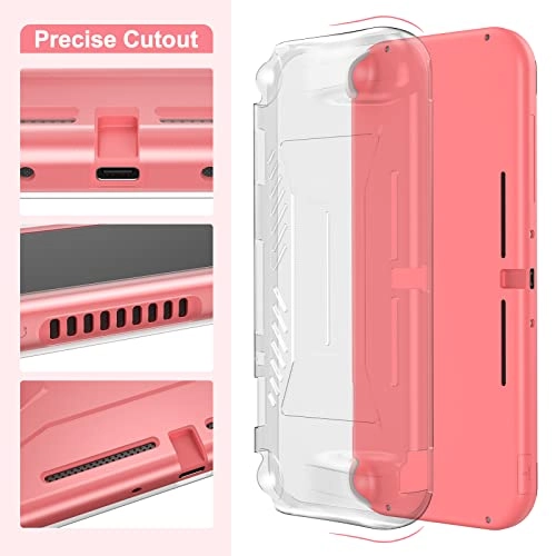 Switch Lite Carrying Case + Switch Game Case + Switch Lite Screen Protector + Switch Thumb Grips