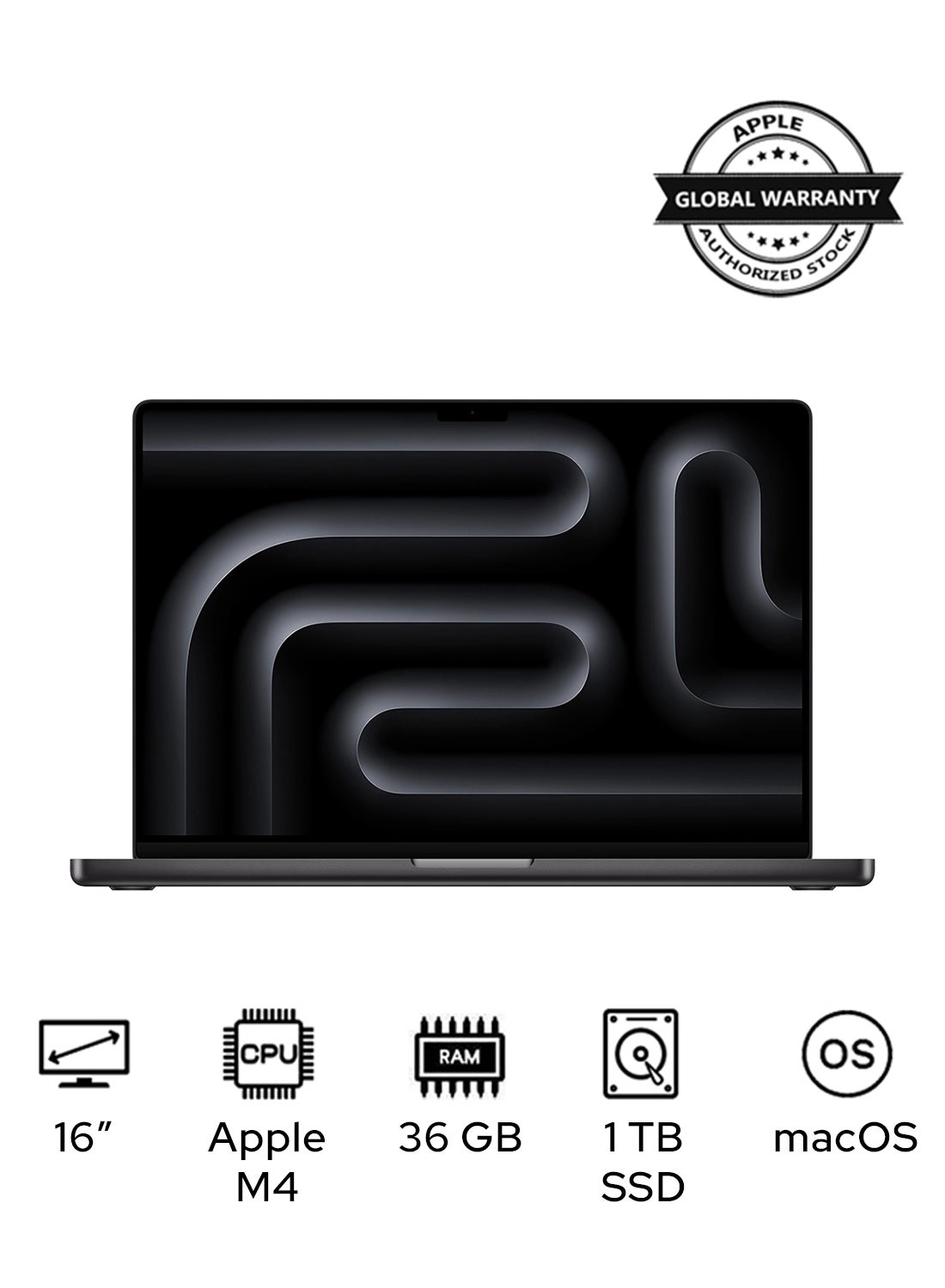 MacBook Pro MX2V3ZS/A 2025 - 16.2'' M4 Max 36GB 1000GB SSD