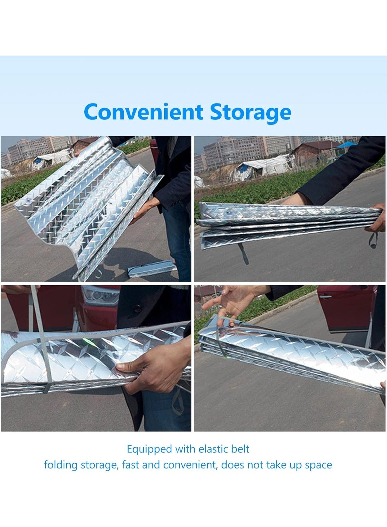 Windshield Sun Shade - Foldable 55 * 30 inches