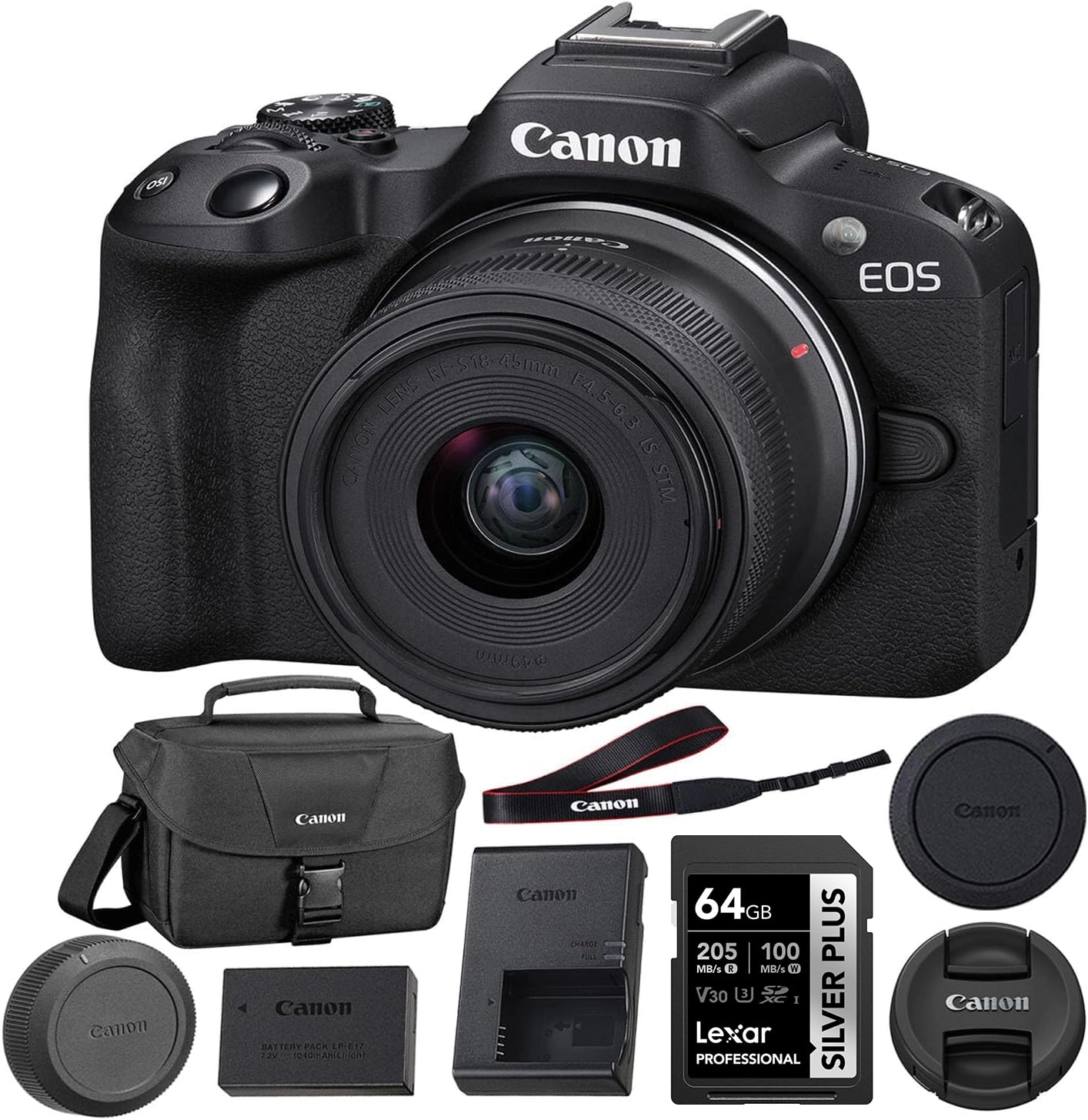 EOS R50 Vlogger Kit + 32GB SD