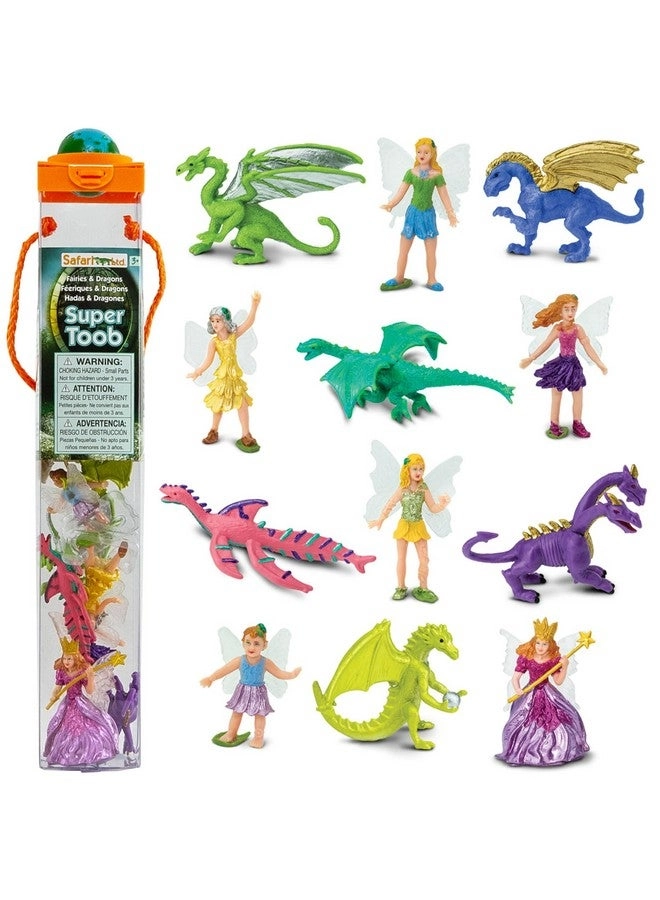 Safari Ltd Fairies & Dragons Designer TOOB - Fairies & Dragons 6 pcs
