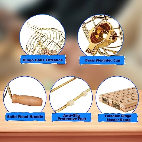 Deluxe Bingo Game Set - English Adult 75 piece(s)