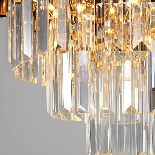 Modern Led Crystal Pendant Light - warm white