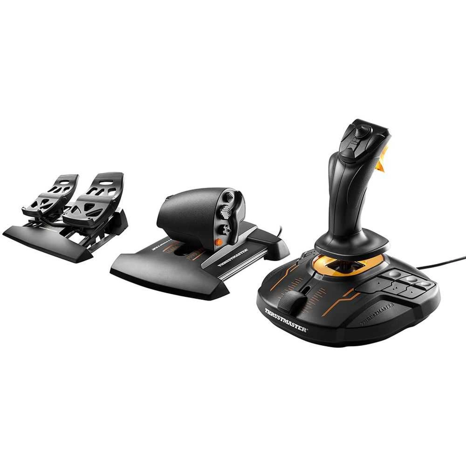 Thrustmaster PC T.16000M FCS Flight Pack Black/Orange