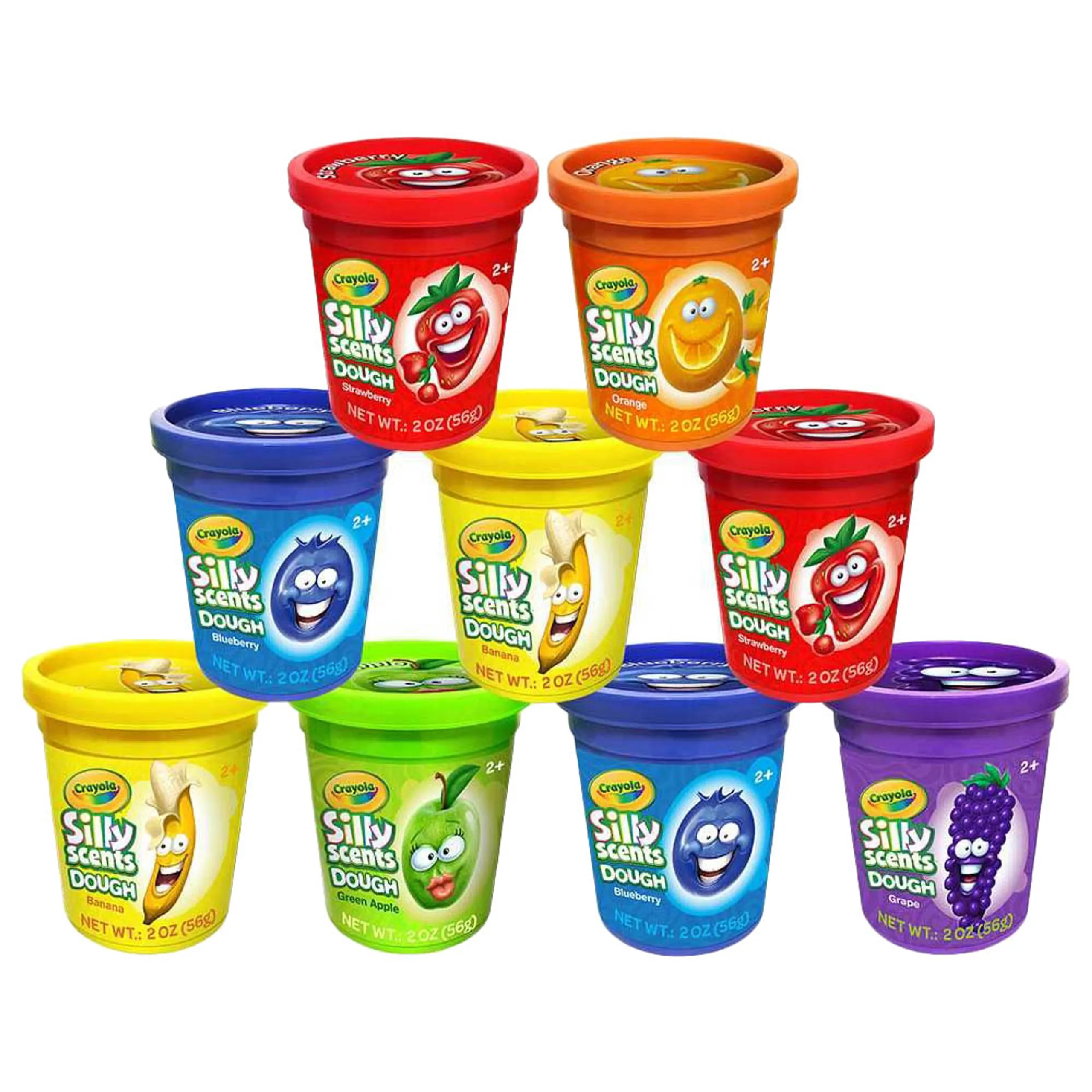 Crayola Silly Scents Dough Color Box - 720g 9pcs.