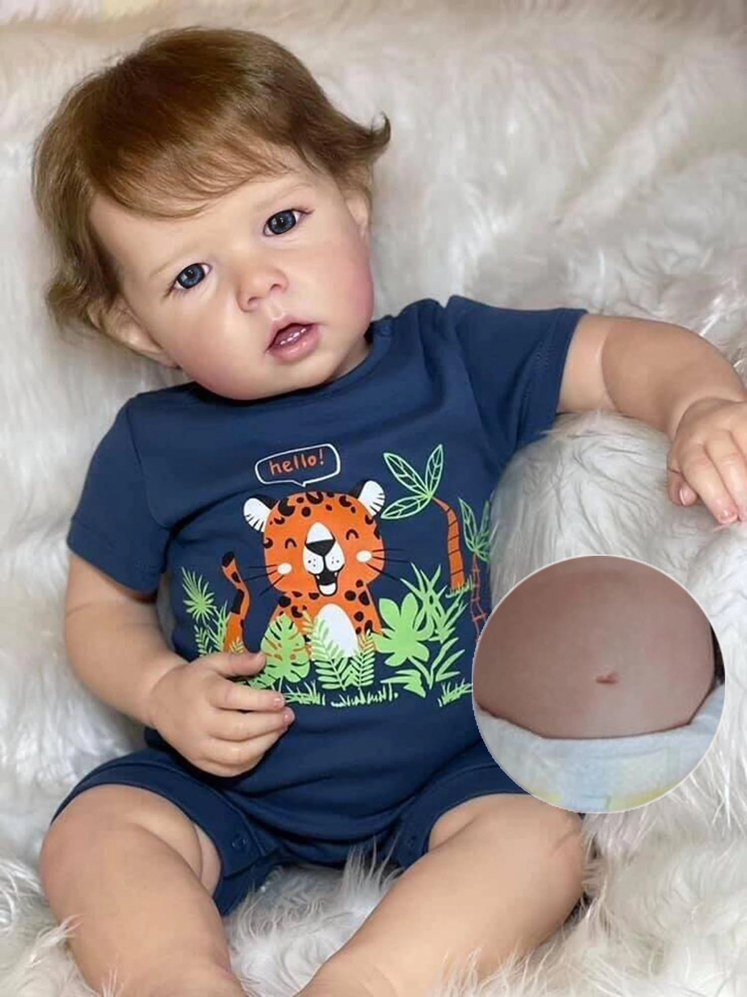 Anano Liam Reborn Baby Doll - 20 Inch Vinyl Ages 3+