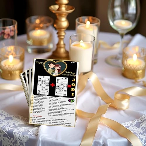 Anniversary Theme Tambola Tickets - English Kid 15 Tickets