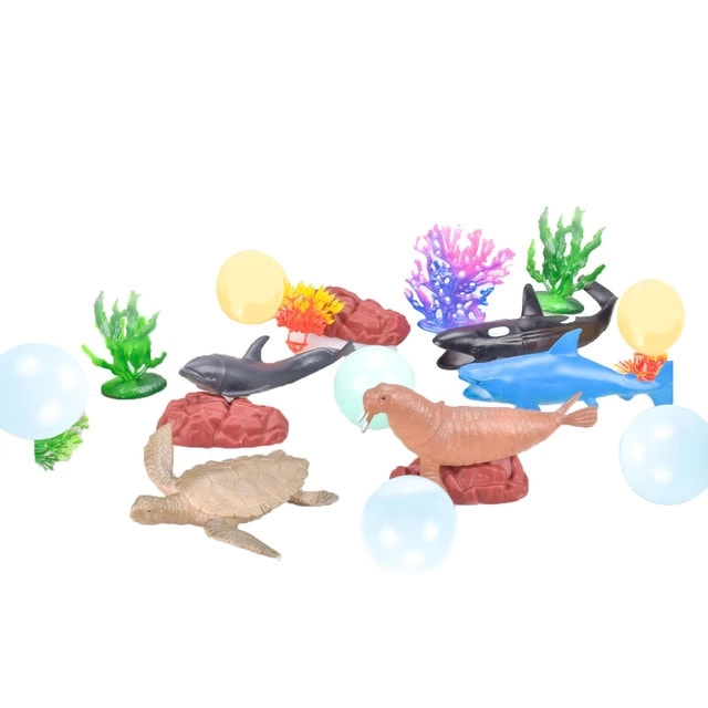 Ocean World Bucket Set - 21Pcs Multicolor
