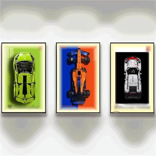 Display Wallboard Wall Mount for LEGO 42115 42141 42096 - 50X80cm