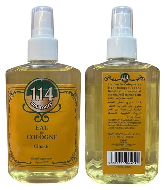 114 Amatoury Classic Eau De Cologne - 250ML