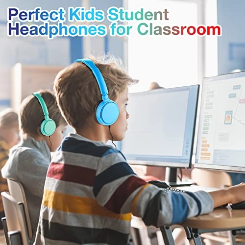 Classroom Headphones Wired Headphone 18 Pack