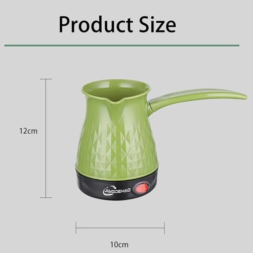 Fast Heating Electric Coffee Maker - Portable Removable Handle