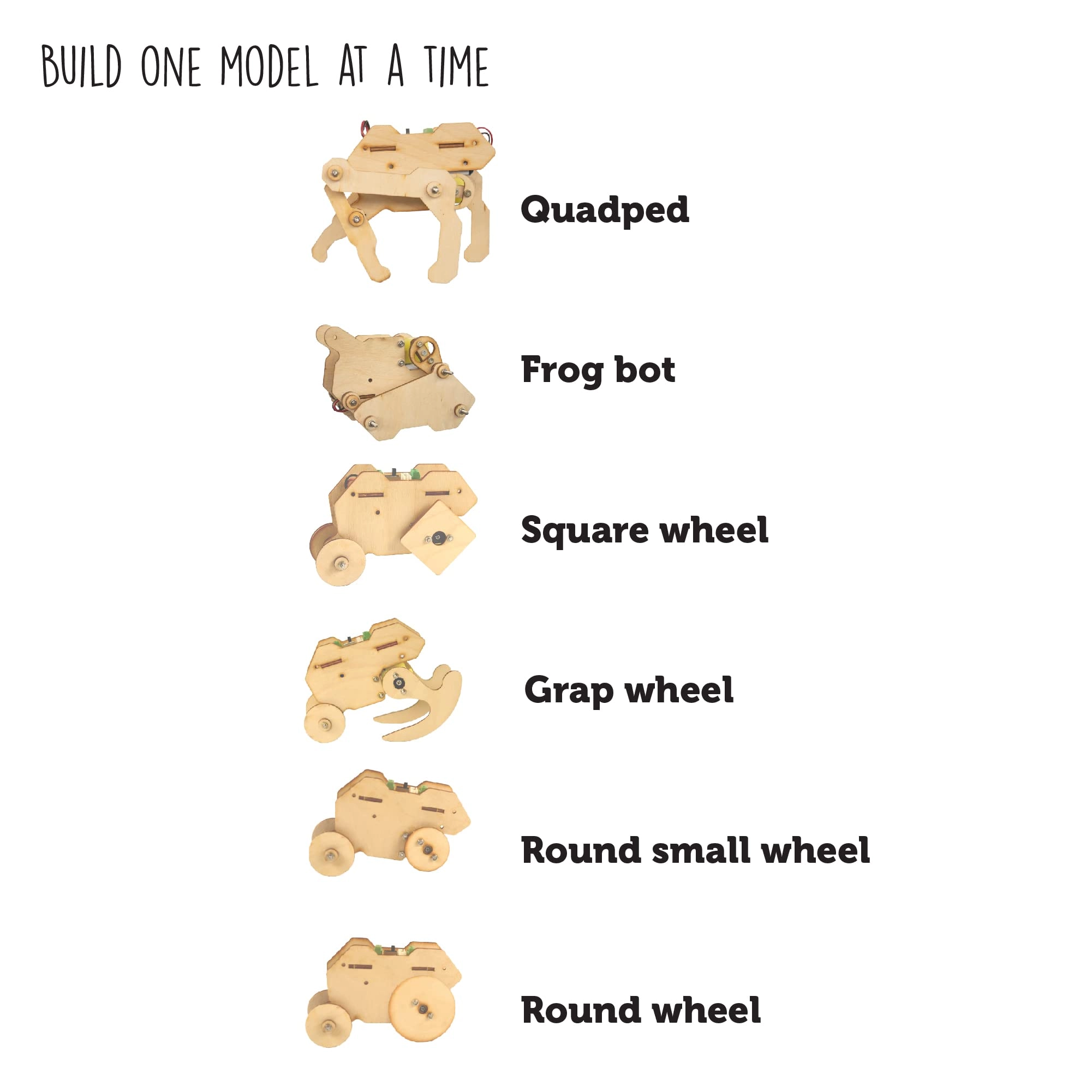 Quadped - 4 Legged + Frog bot + Crawlers